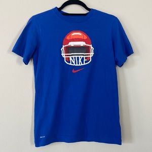 Boys Nike Dri-Fit football graphic tee L/G